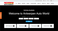 Desktop Screenshot of antwerpenautoworld.com